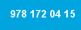 978 172 04 15 978 172 04 15